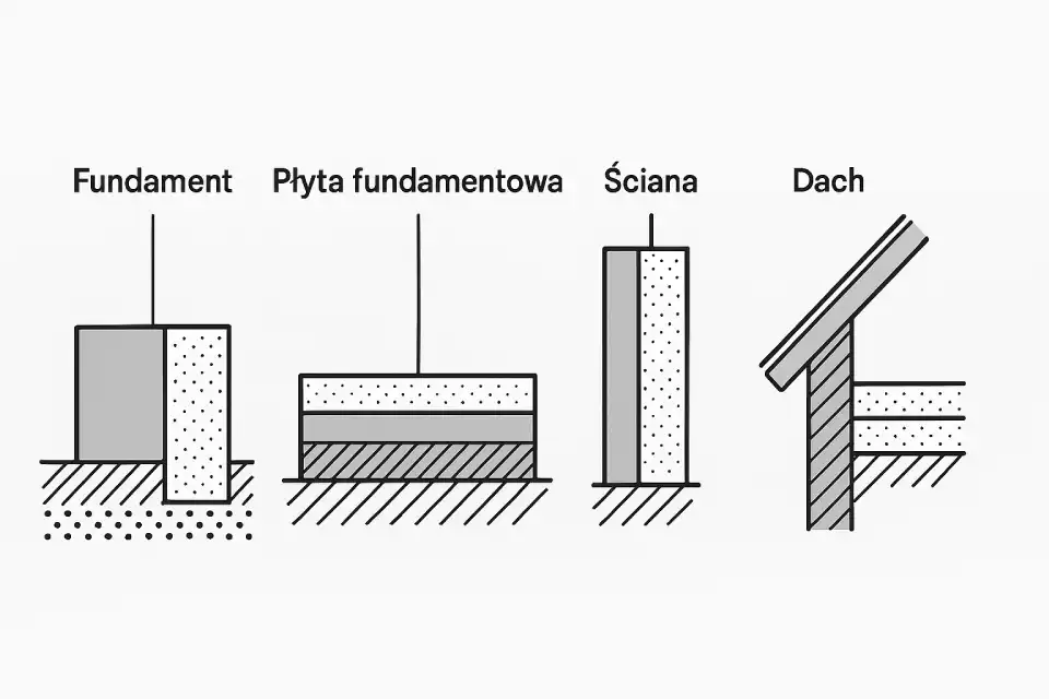 jedna czy kilka warstw styropianu lub XPS