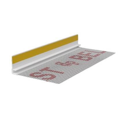 listwa przyokienna pcv z siatka i uszczelka 300 cm bella plast biała