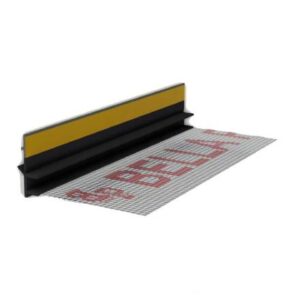 listwa przyokienna pcv z siatka i uszczelka 300 cm bella plast czarny