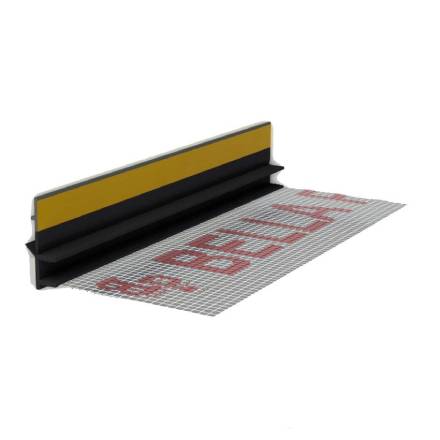 listwa przyokienna pcv z siatka i uszczelka 300 cm bella plast czarny