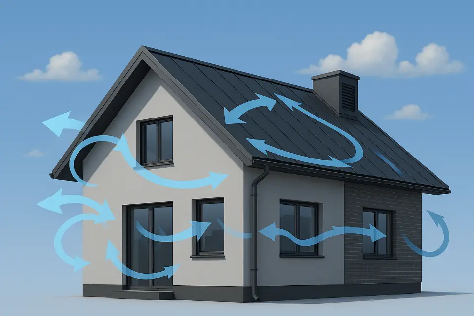 styropian a odprowadzenie wilgoci z budynku