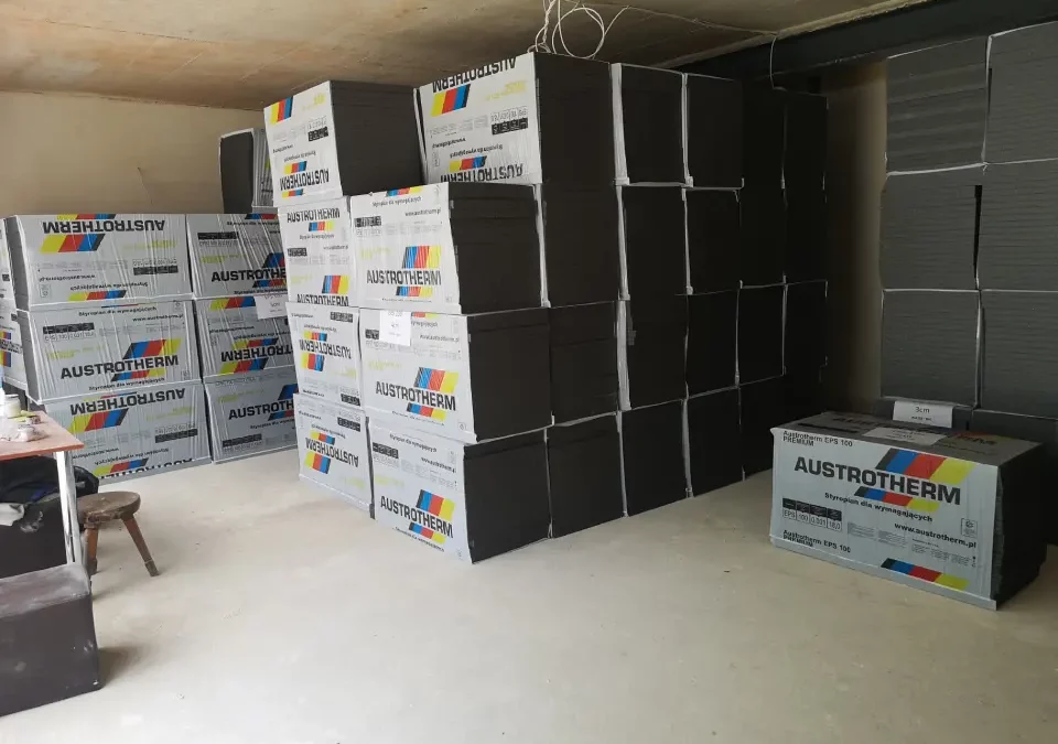 Dostawa styropianu Austrotherm EPS 031 100 ok. 27,90 m3 Dąbrowa Górnicza