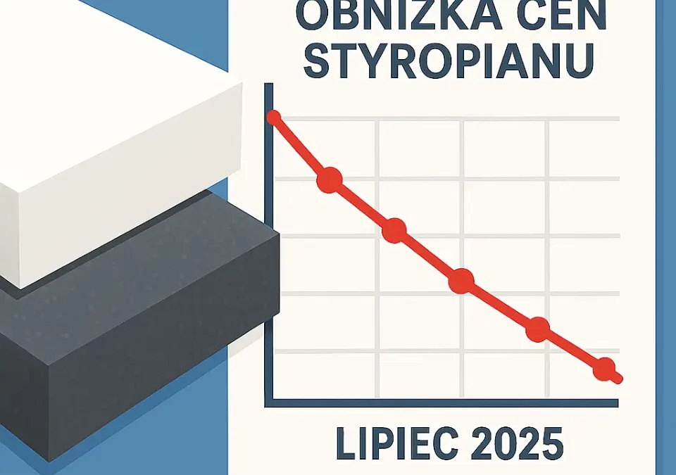 Ceny styropianu lipiec 2025 – obniżka i stabilizacja cen – sprawdź, kto obniżył i Ile