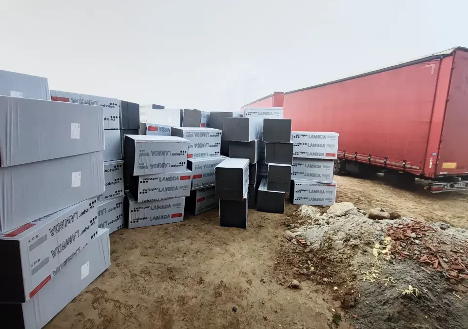 Dostawa styropianu Swisspor EPS 032 20cm 42m3 Lisewo Kujawsko-Pomorskie