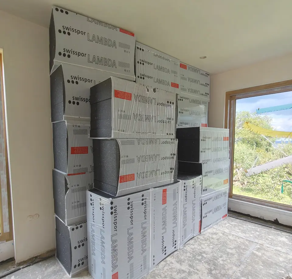 Dostawa styropianu Swisspor EPS 031 100 ok. 30 m3 Bochnia Małopolska