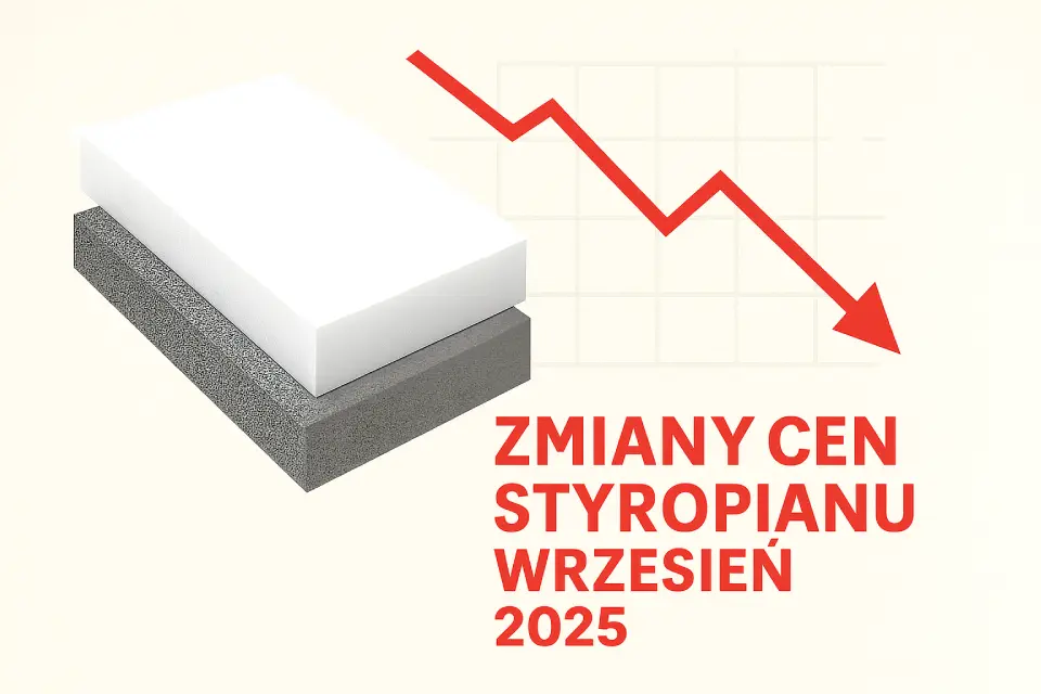 zmiany cen styropianu wrzesień 2025 - obniżka, podwyżka i stabilizacja cen