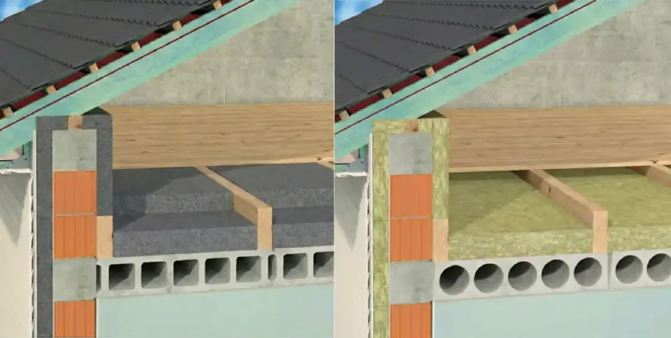 czy ocieplając strop strychu musimy ocieplać połacie dachu – rysunek czy ocieplając strop strychu musimy ocieplać połacie dachu