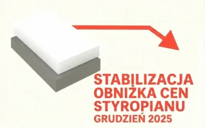 Ceny styropianu w grudniu 2025 – drobna obniżka i stabilizacja cen