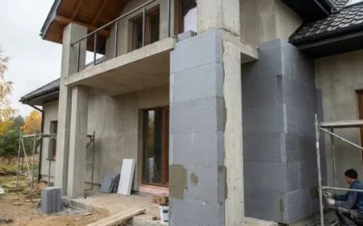 Czy trzeba ocieplać kolumny i słupy na zewnątrz domu?