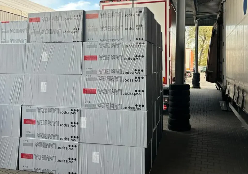 Dostawa styropianu Swisspor EPS 031 ok. 62 m3 Brzeszcze Małopolska
