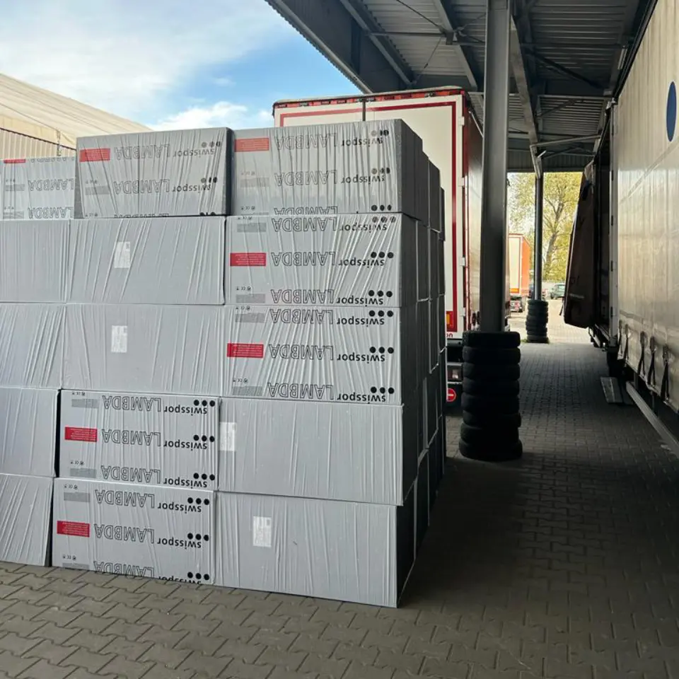 Dostawa styropianu Swisspor EPS 031 ok. 62 m3 Brzeszcze Małopolska