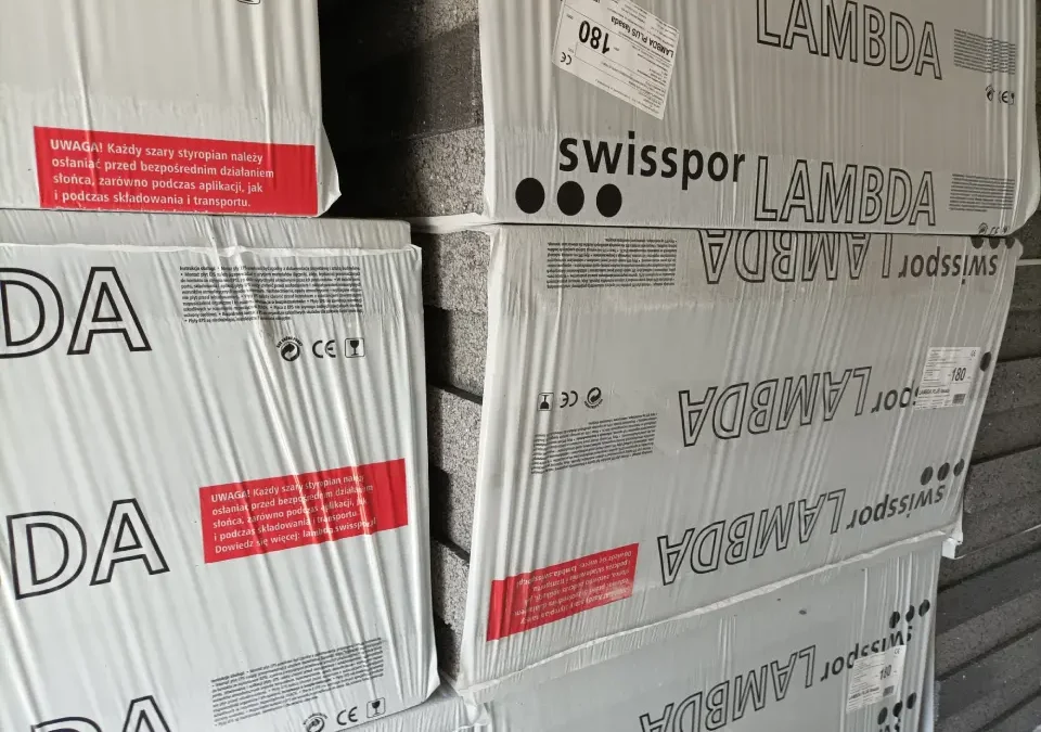 Dostawa styropianu Swisspor EPS 032 gr. 18 cm Gostyń k. Wyry Śląskie