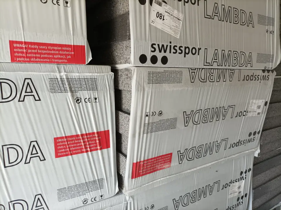 Dostawa styropianu Swisspor EPS 032 gr. 18 cm Gostyń k. Wyry Śląskie