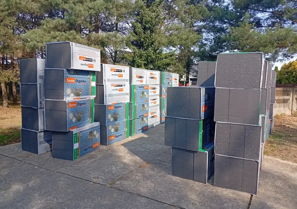 Dostawa styropianu Termo Organika EPS 031 20 cm Płońsk Mazowieckie