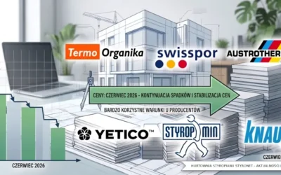 Spektakularne spadki cen styropianu EPS i styroduru XPS – czerwiec 2026